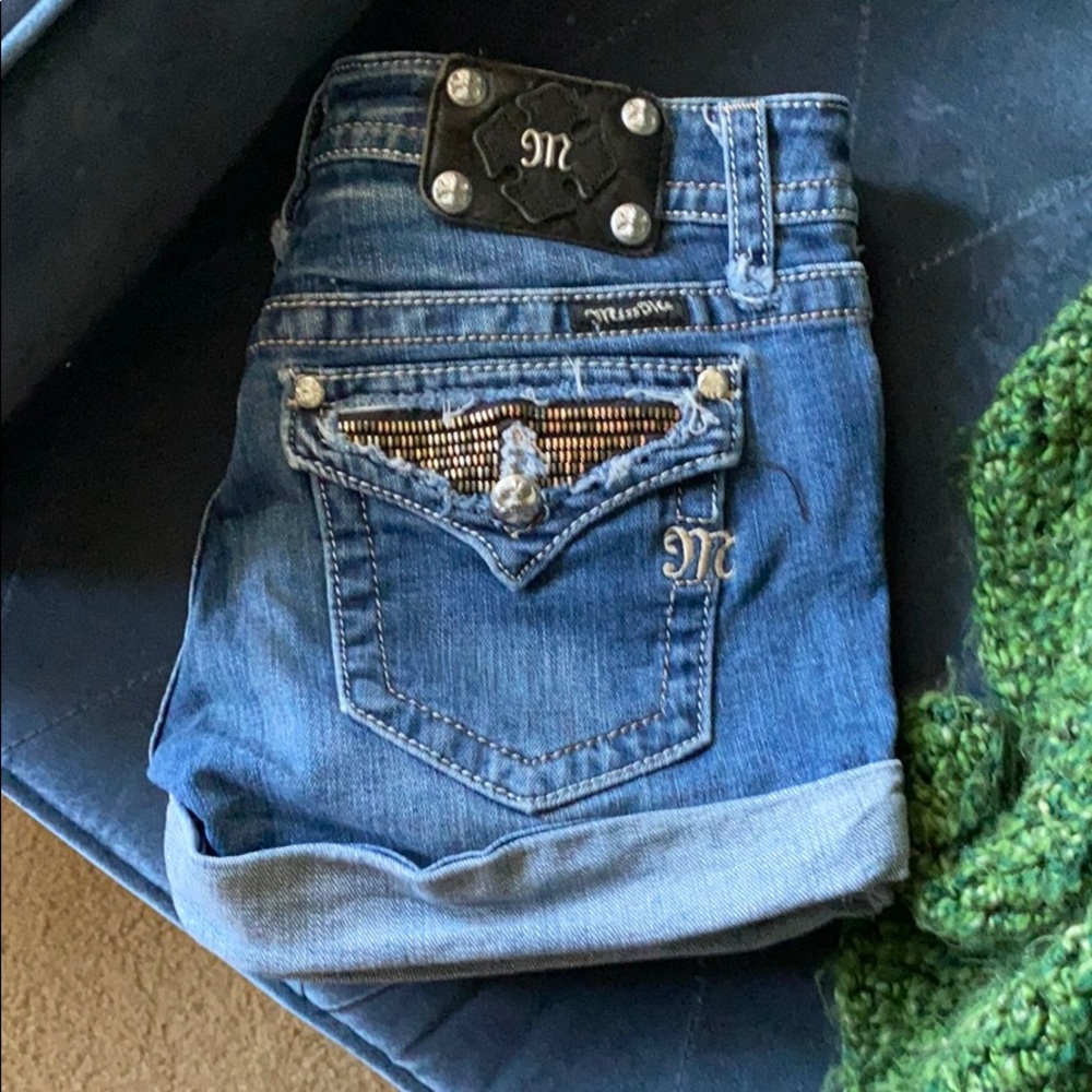 Miss me Cuff Jean shorts